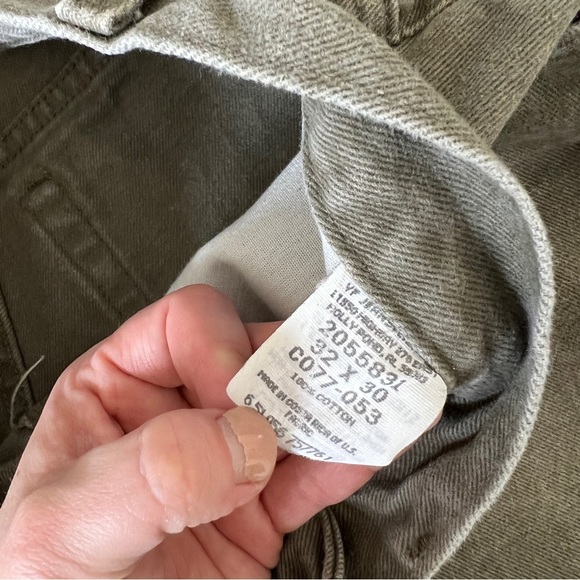 Vintage Lee Casuals Rigid Green Denim High Rise Fit Size 8 Women's - Picture 10 of 13